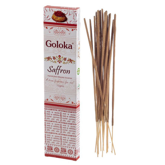 Bastoncini di Incenso Goloka - Zafferano